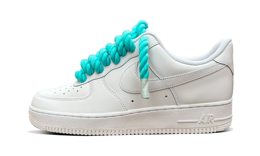 Newcop Nike Air Force 1 Rope Laces Turquoise Zapatillas 1