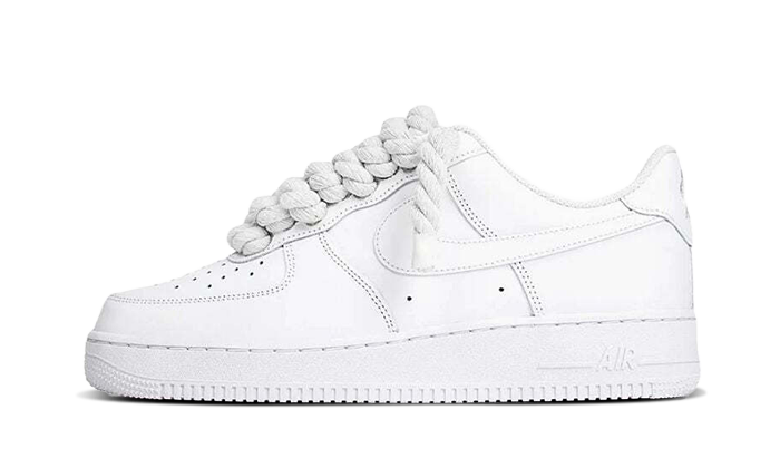 Newcop Nike Air Force 1 Rope Laces White Zapatillas 1