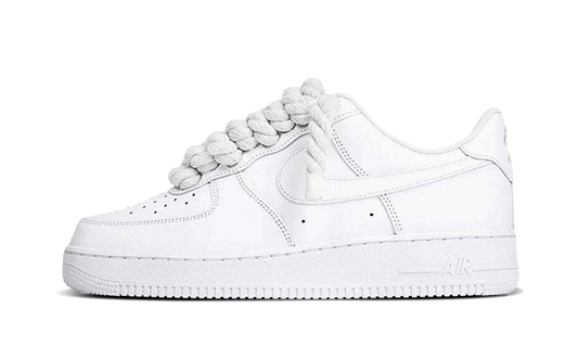Newcop Nike Air Force 1 Rope Laces White Zapatillas 1