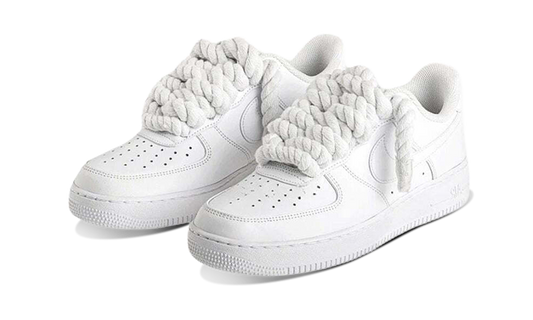 Newcop Nike Air Force 1 Rope Laces White Zapatillas 2