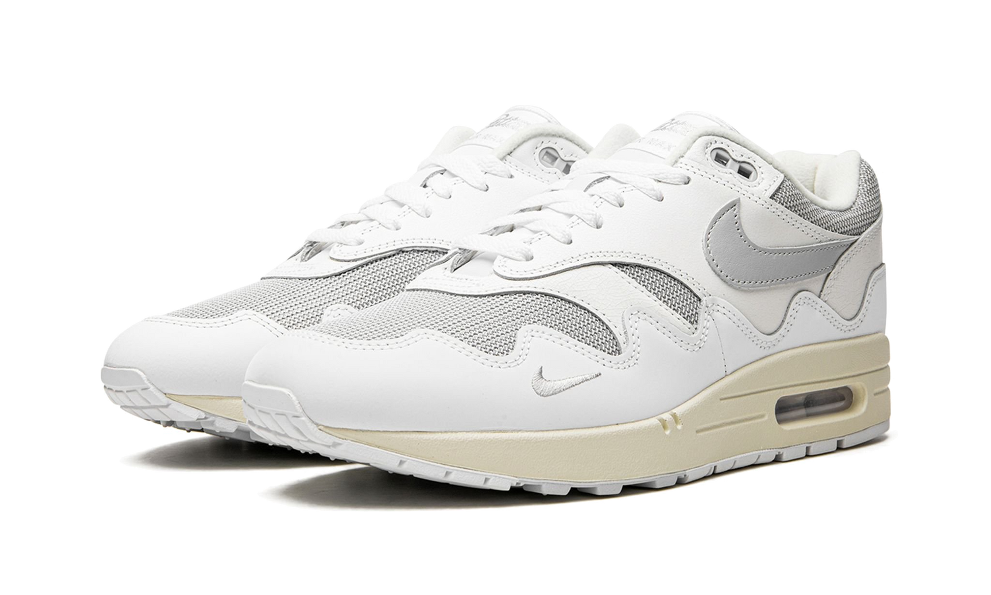 Newcop Nike Air Max 1 Patta White Grey Zapatillas 2