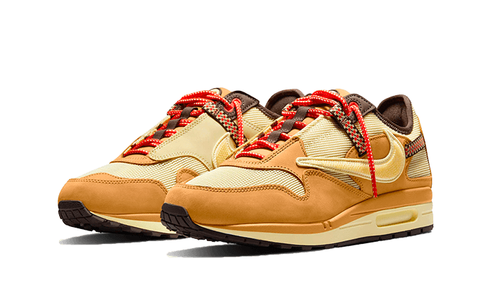 Newcop Nike Air Max 1 Travis Scott Cactus Jack Wheat Lemon Drop Zapatillas 2