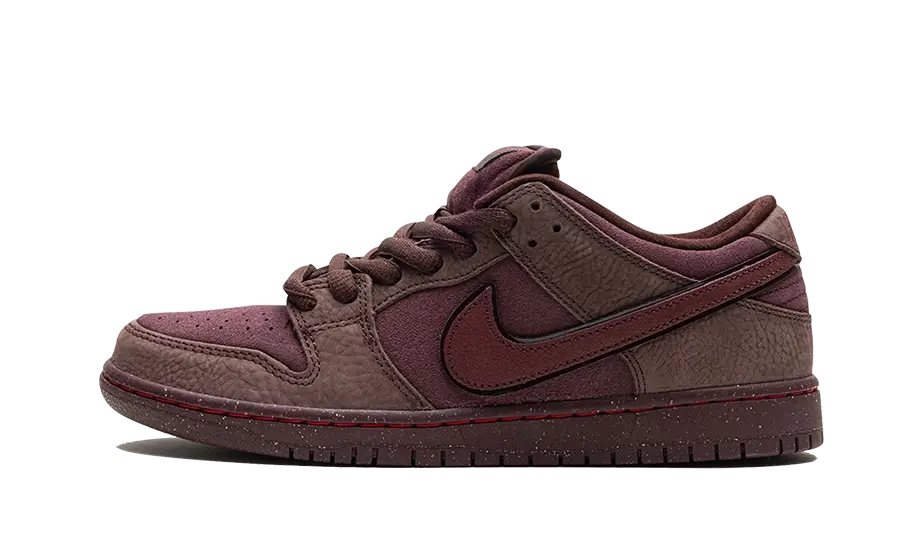 Newcop Nike Sb Dunk Low City Of Love Burgundy Crush Zapatillas 1