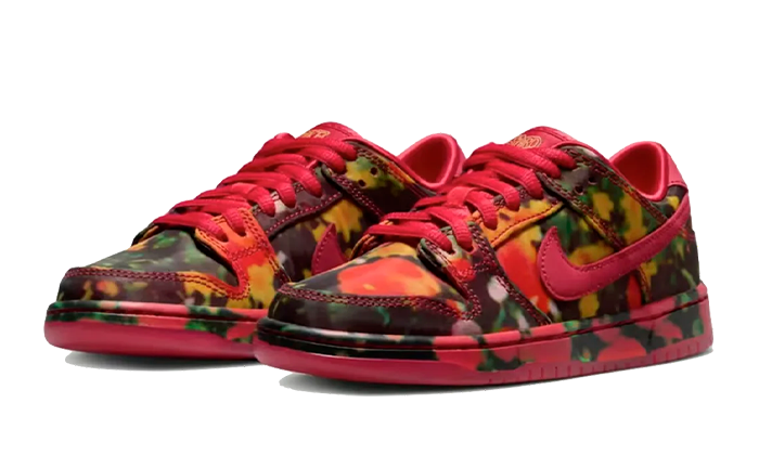 Newcop Nike Sb Dunk Low The Wizard Of Oz Poppy Field Zapatillas 2