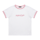 NWCP White & Pink Baby Tee