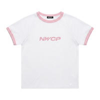 Newcop Nwcp White & Pink Baby Tee Ropa Newcop 1
