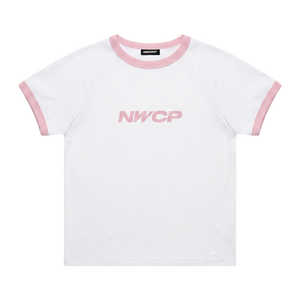Newcop Nwcp White & Pink Baby Tee Ropa Newcop 1