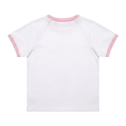 Newcop Nwcp White & Pink Baby Tee Ropa Newcop 2