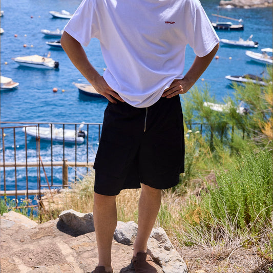 Newcop Nwp Black Zipper Shorts Ropa Newcop 3