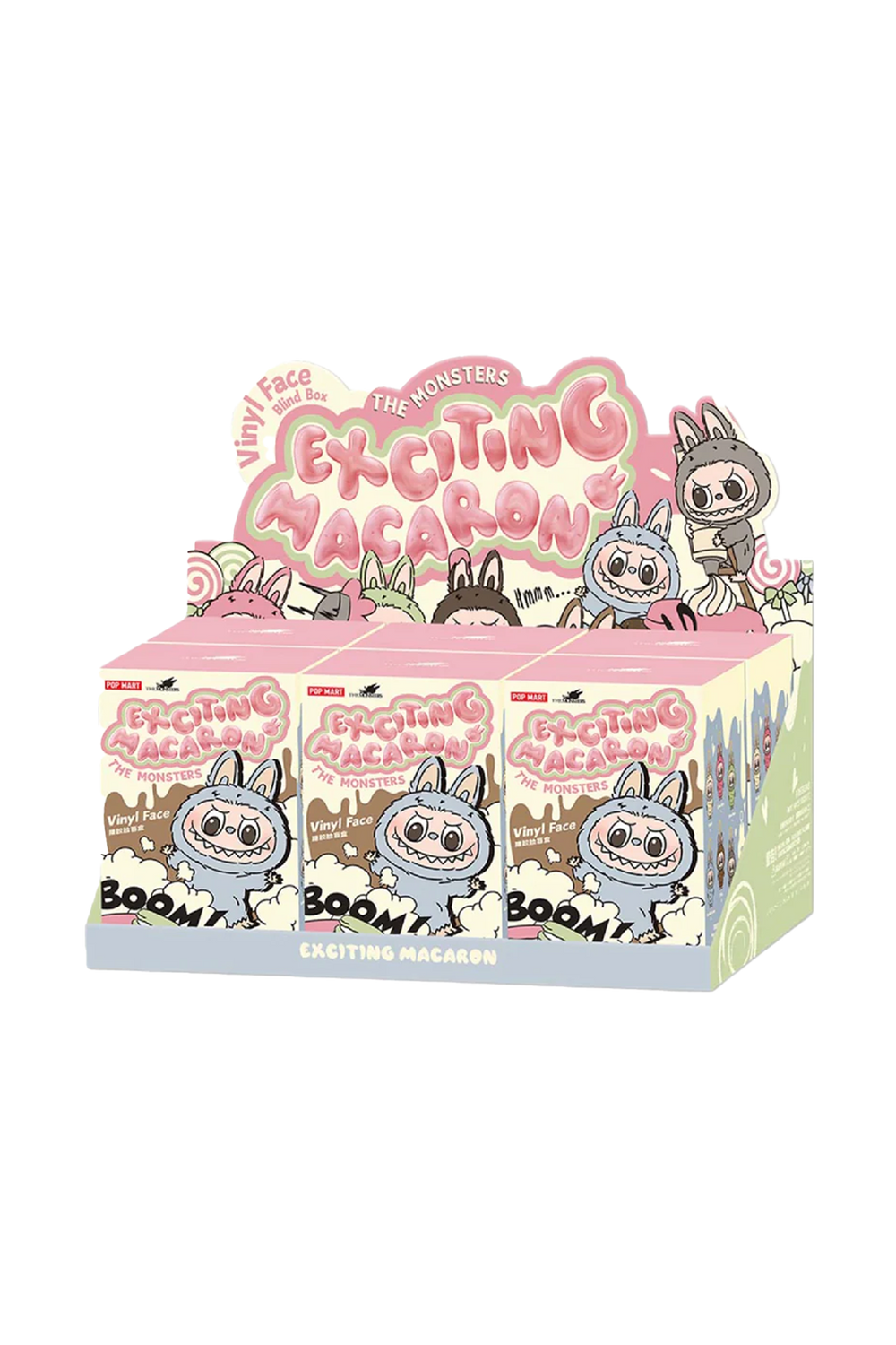 Newcop Pop Mart Labubu The Monsters Exciting Macarons Accesorios 2