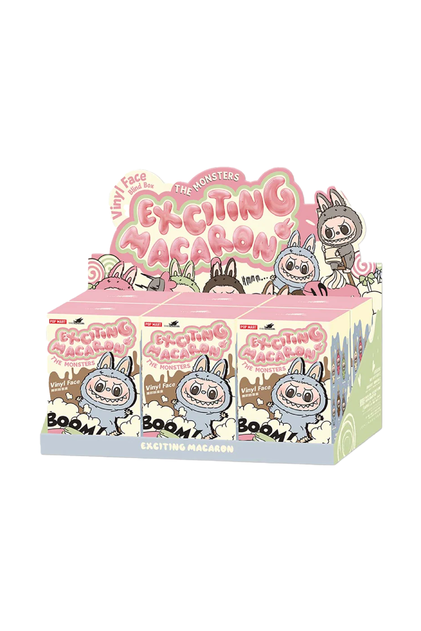 Newcop Pop Mart Labubu The Monsters Exciting Macarons Accesorios 2