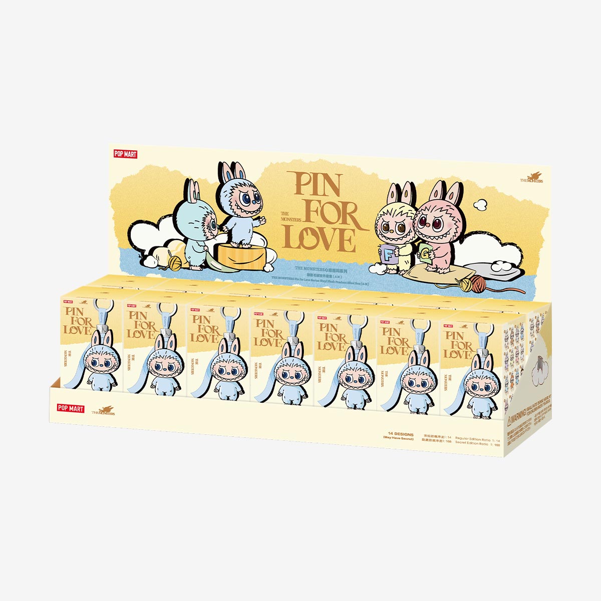 Newcop Pop Mart Labubu The Monsters Pin For Love Series (a-m) Accesorios 2