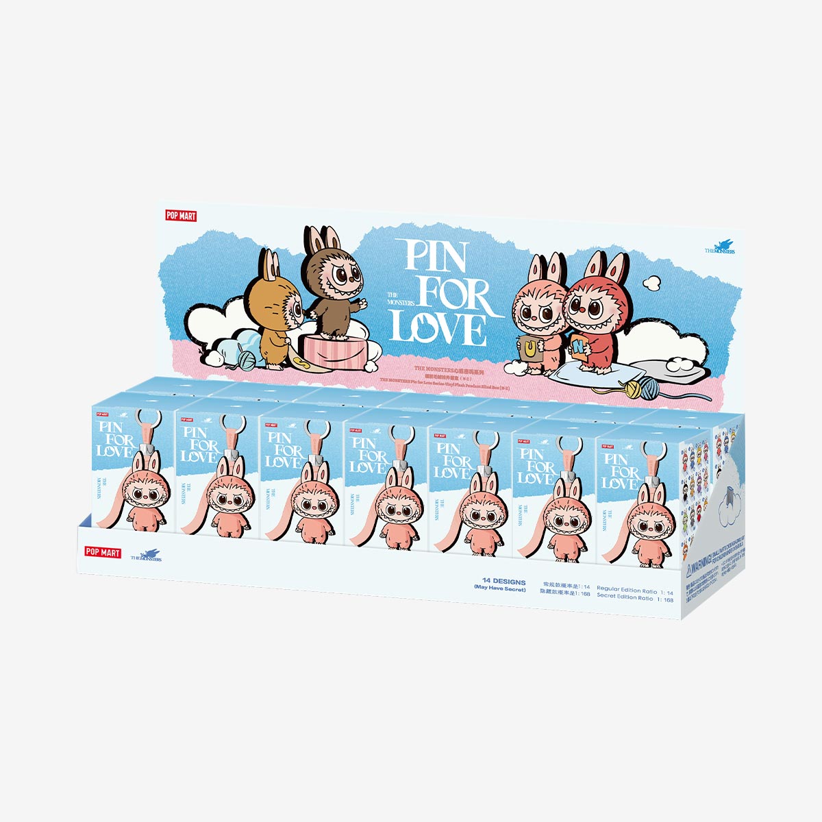 Newcop Pop Mart Labubu The Monsters Pin For Love Series (n-z) Accesorios 2