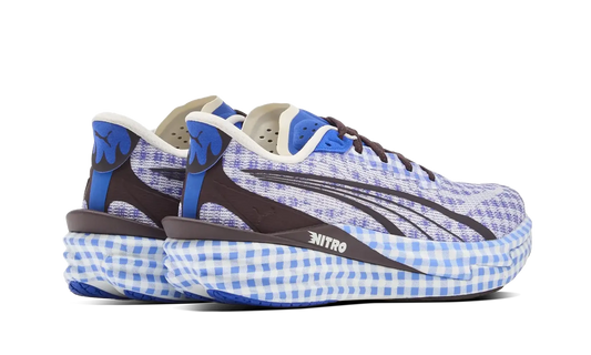 Newcop Puma Deviate Nitro 4 Check Royal Sapphire White Zapatillas 3