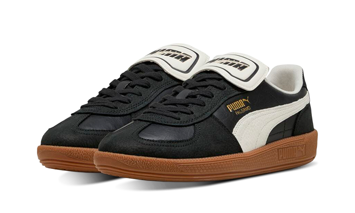 Newcop Puma Mujer Palermo Premium Black White Gum Zapatillas 2