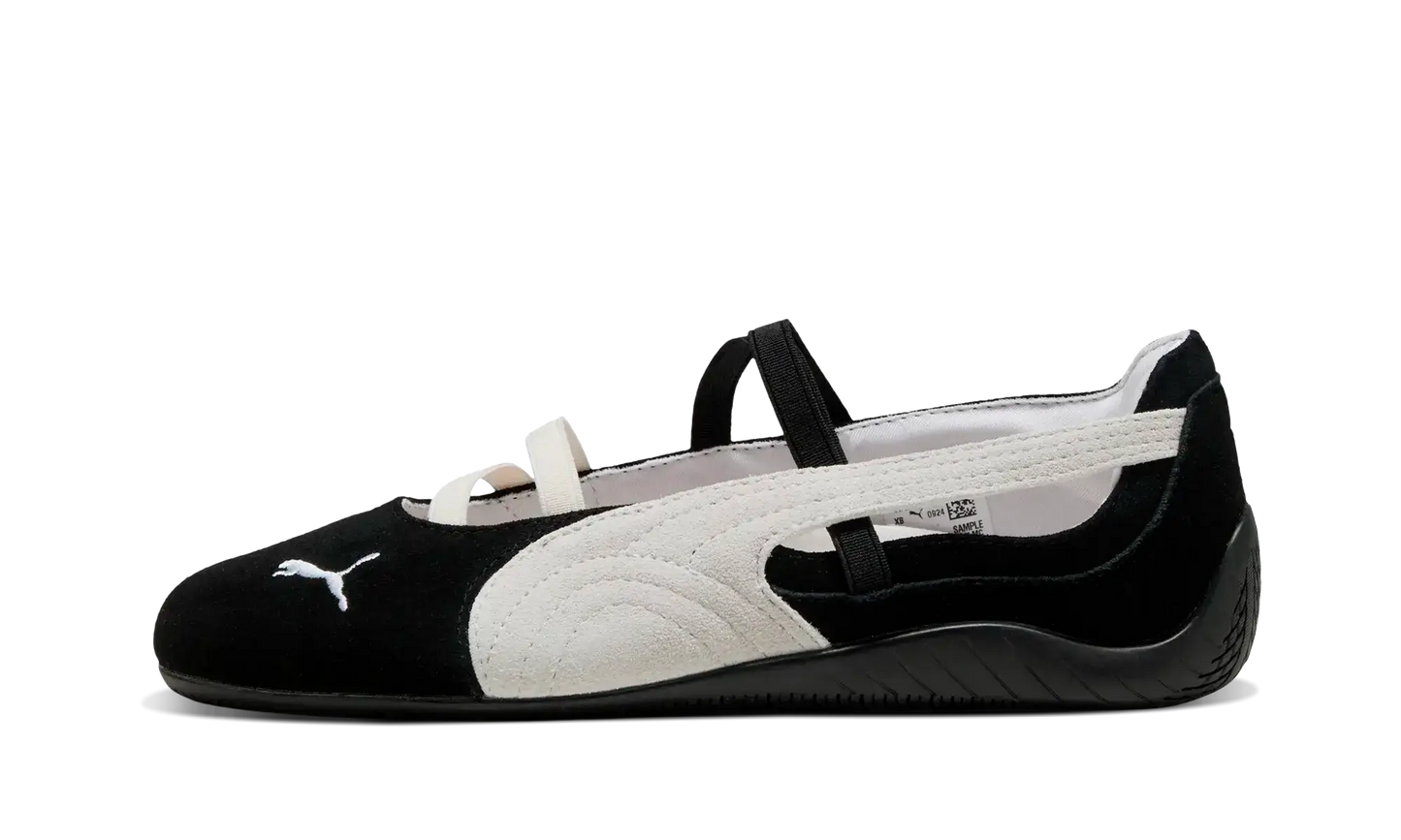 Newcop Puma Mujer Speedcat Ballet Black White Zapatillas 1