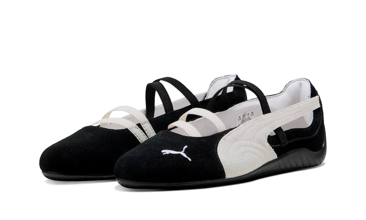 Newcop Puma Mujer Speedcat Ballet Black White Zapatillas 2