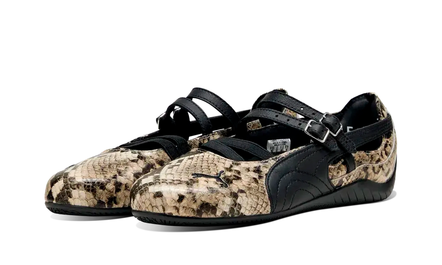 Newcop Puma Mujer Speedcat Ballet Snakeskin Black Vapor Grey Zapatillas 2