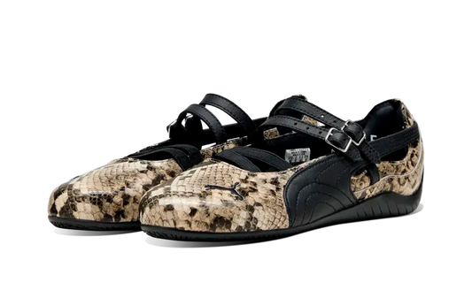 Newcop Puma Mujer Speedcat Ballet Snakeskin Black Vapor Grey Zapatillas 2