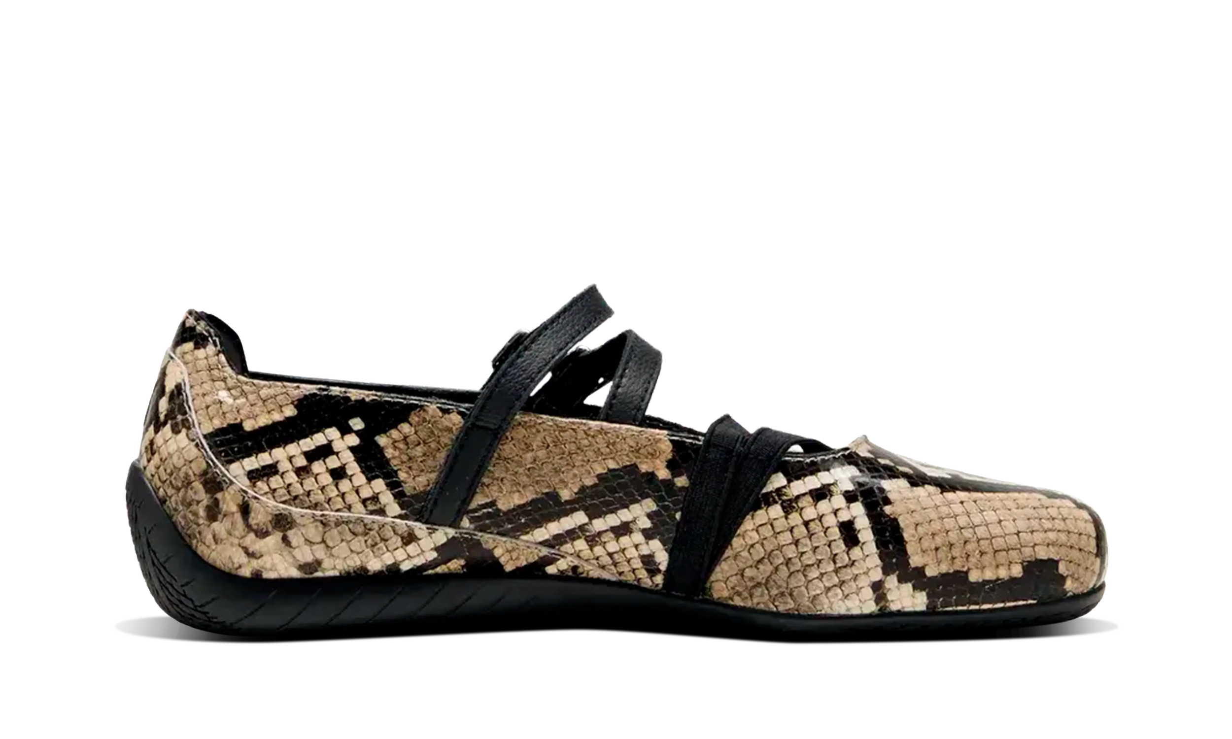 Newcop Puma Mujer Speedcat Ballet Snakeskin Black Vapor Grey Zapatillas 3