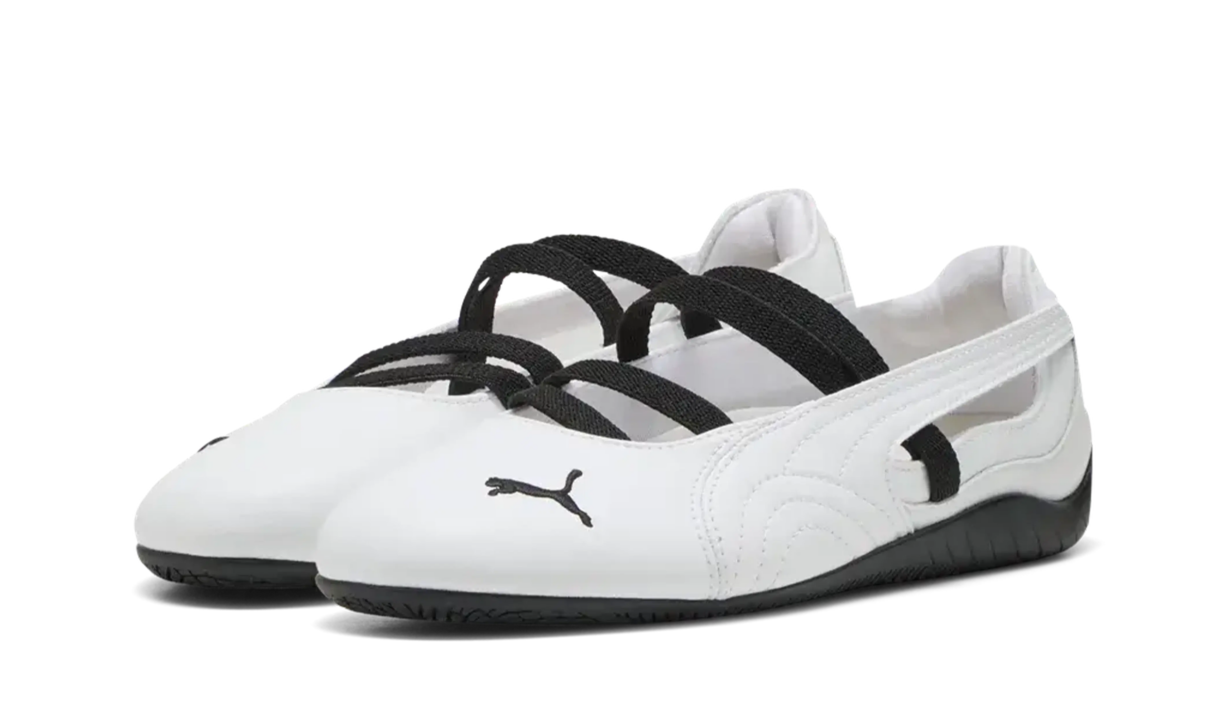 Newcop Puma Mujer Speedcat Ballet White Black Zapatillas 2