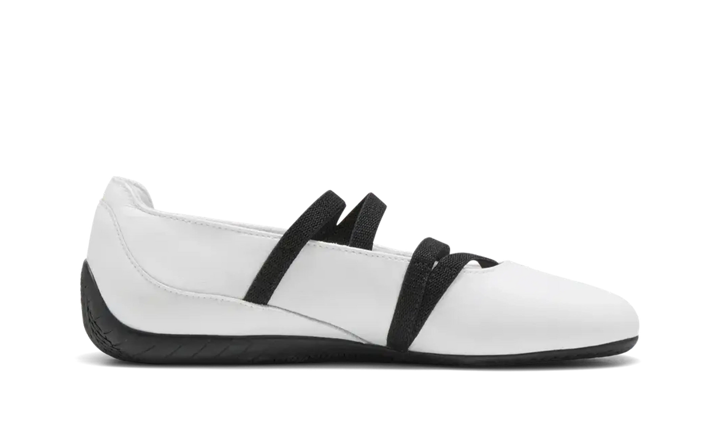 Newcop Puma Mujer Speedcat Ballet White Black Zapatillas 5