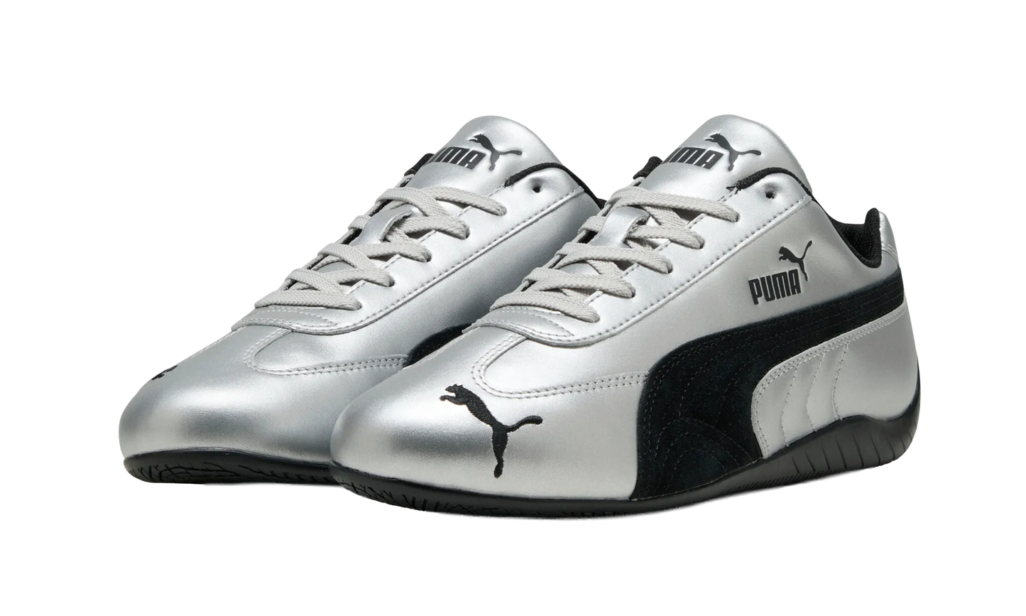 Newcop Puma Mujer Speedcat Metallic Silver Black Zapatillas 2