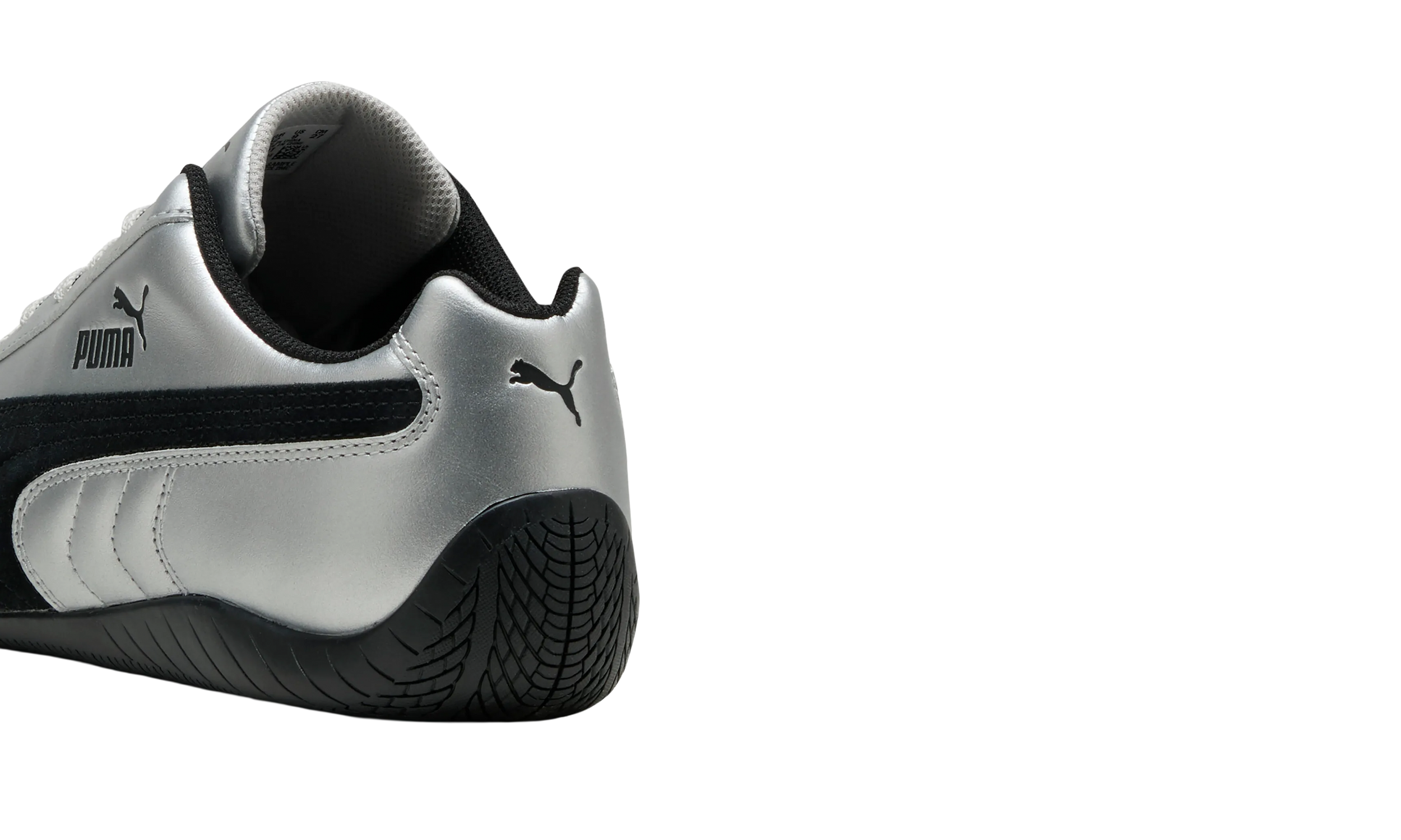 Newcop Puma Mujer Speedcat Metallic Silver Black Zapatillas 4