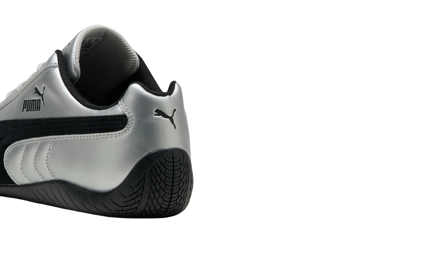 Newcop Puma Mujer Speedcat Metallic Silver Black Zapatillas 4