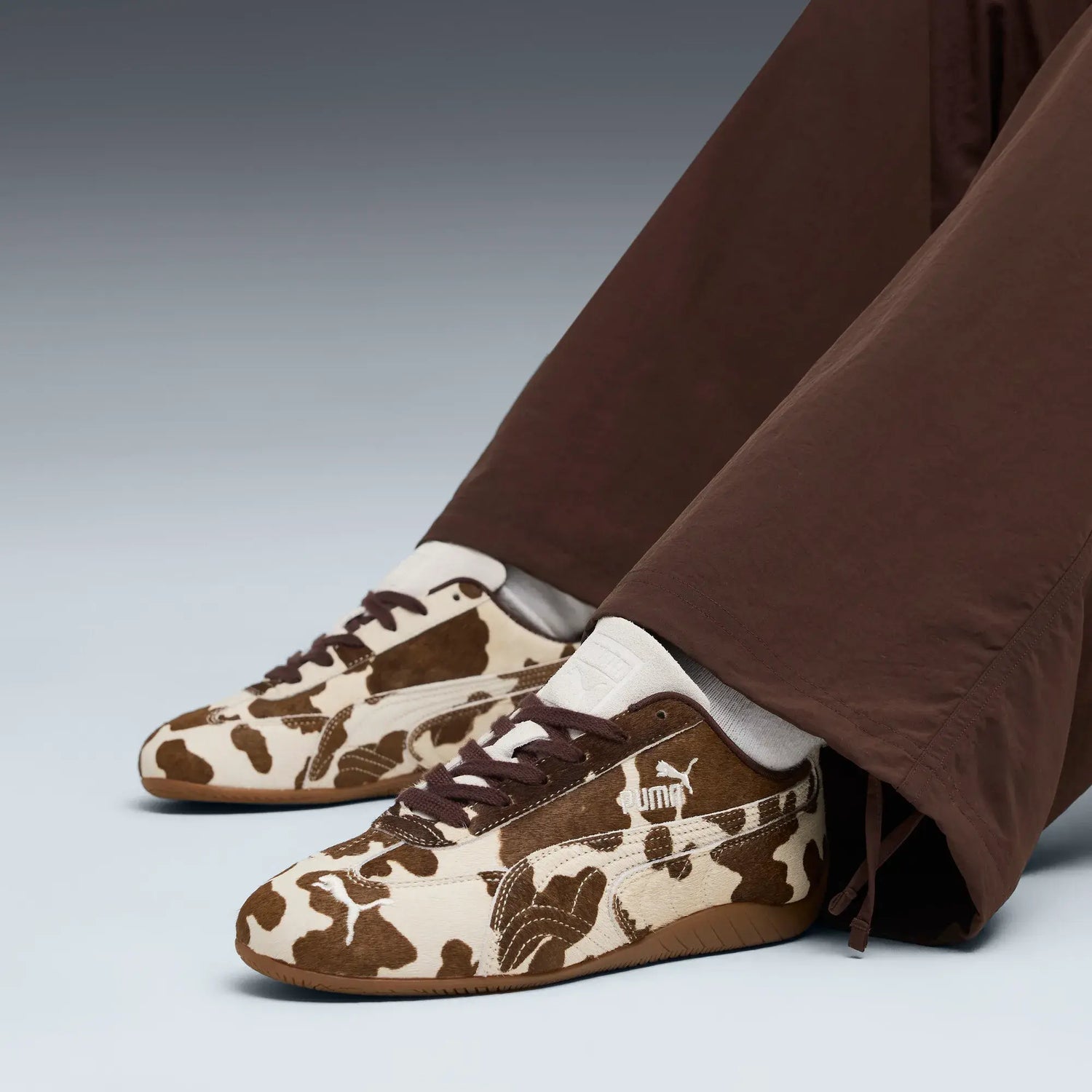 Newcop Puma Mujer Speedcat Og Cow Print Zapatillas 5