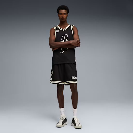 Newcop Puma Oversized Shorts X Represent Black Ropa 3