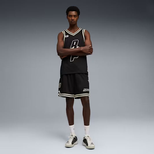 Newcop Puma Oversized Shorts X Represent Black Ropa 3