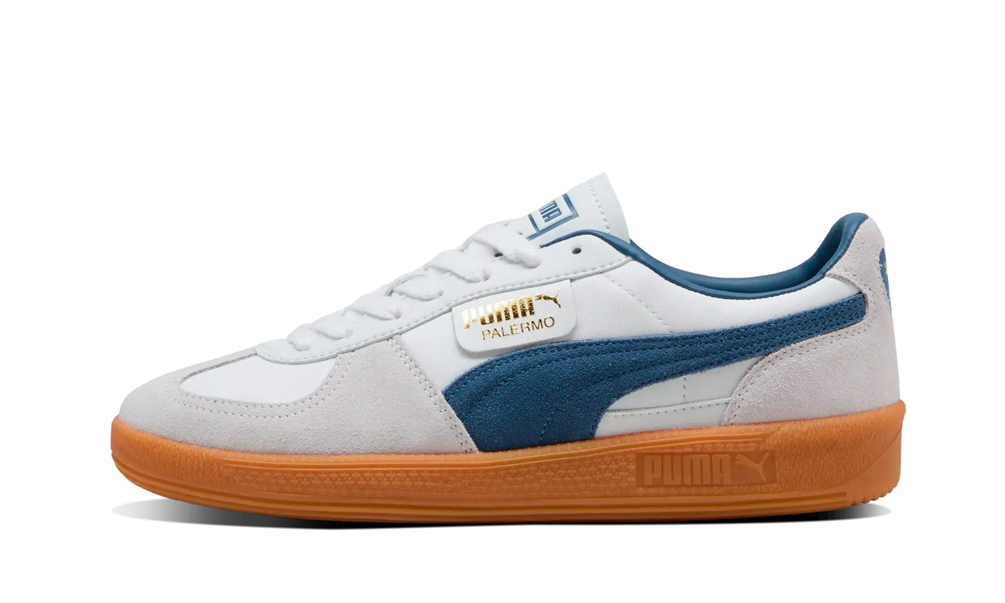 Newcop Puma Palermo Lth White Dark Indigo Zapatillas 1
