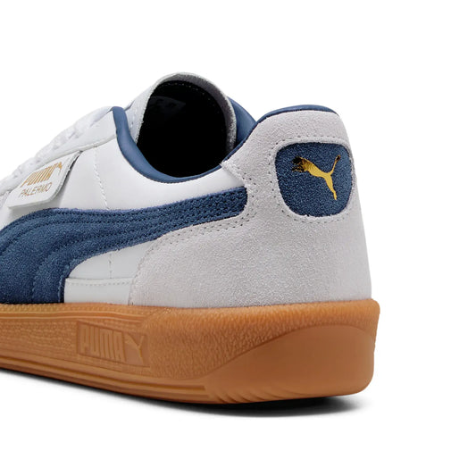 Newcop Puma Palermo Lth White Dark Indigo Zapatillas 4