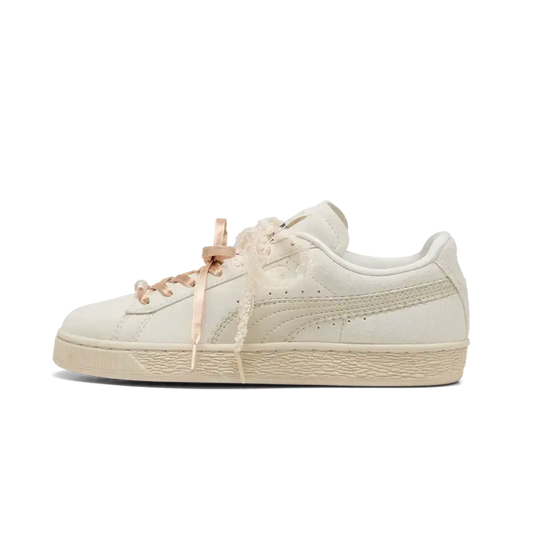 Newcop Puma Suede Bloom Mujer Frosted Ivory Silver Fog Zapatillas 1
