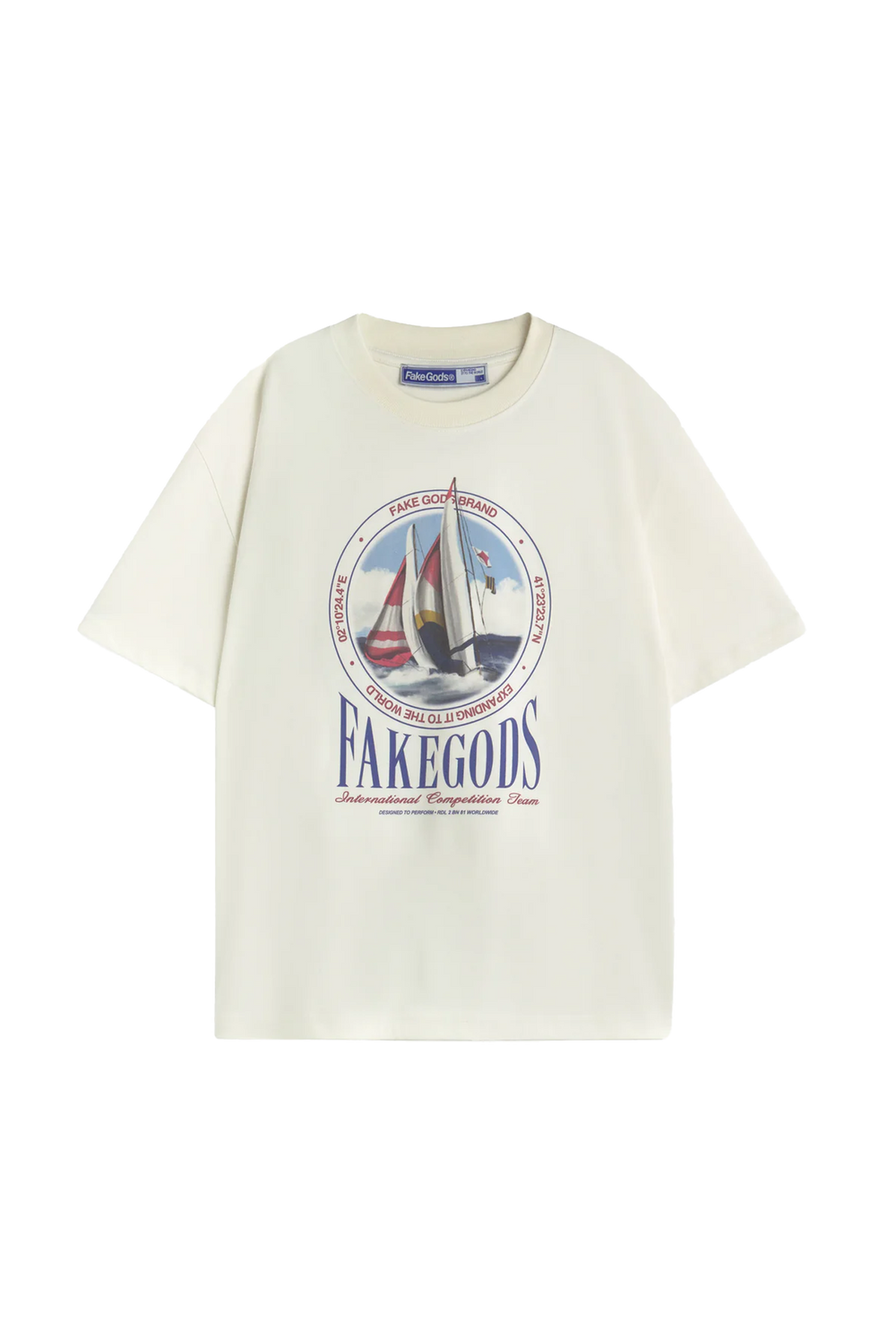 Newcop Regatta Race Tee Cream Ropa 1