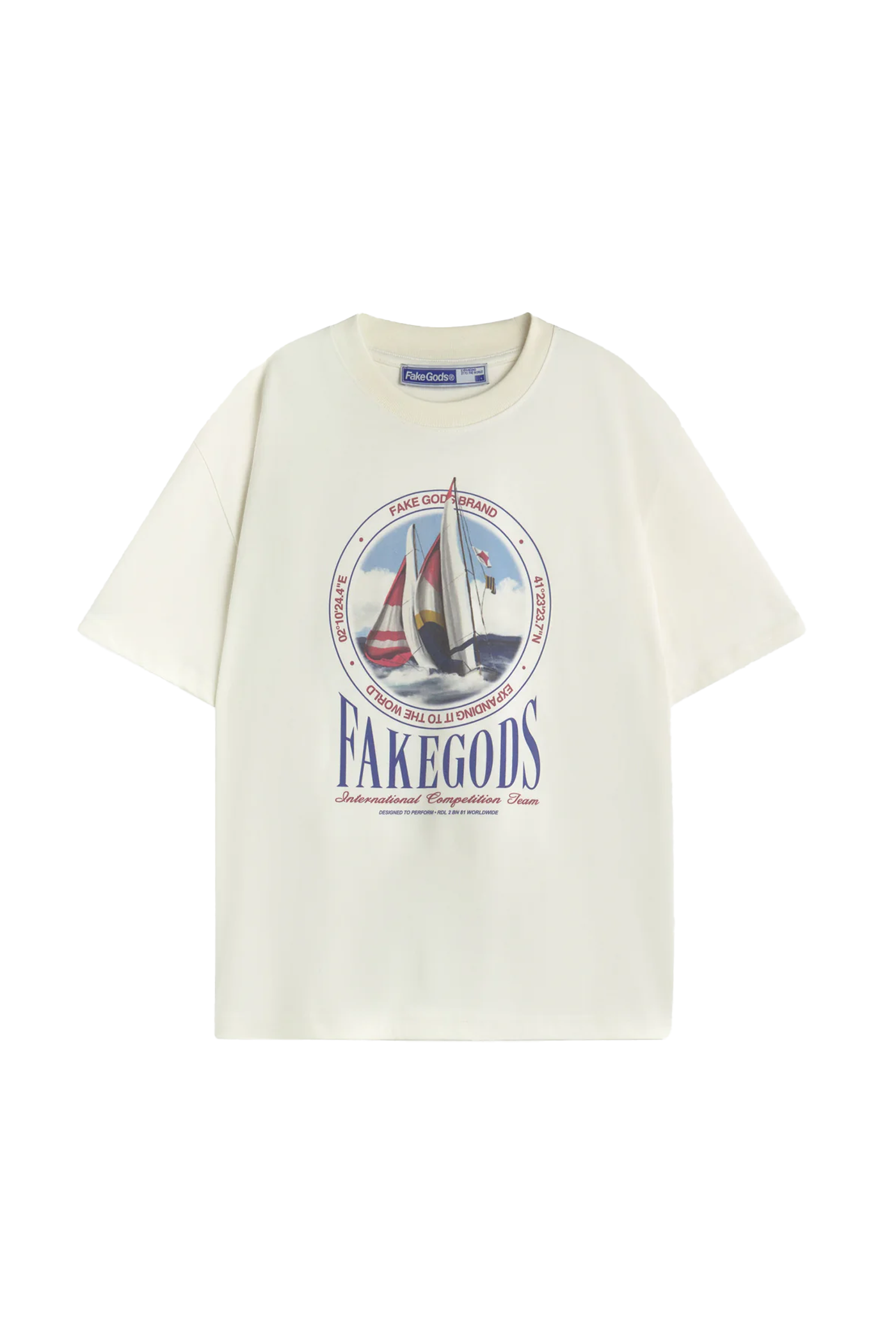 Newcop Regatta Race Tee Cream Ropa 1