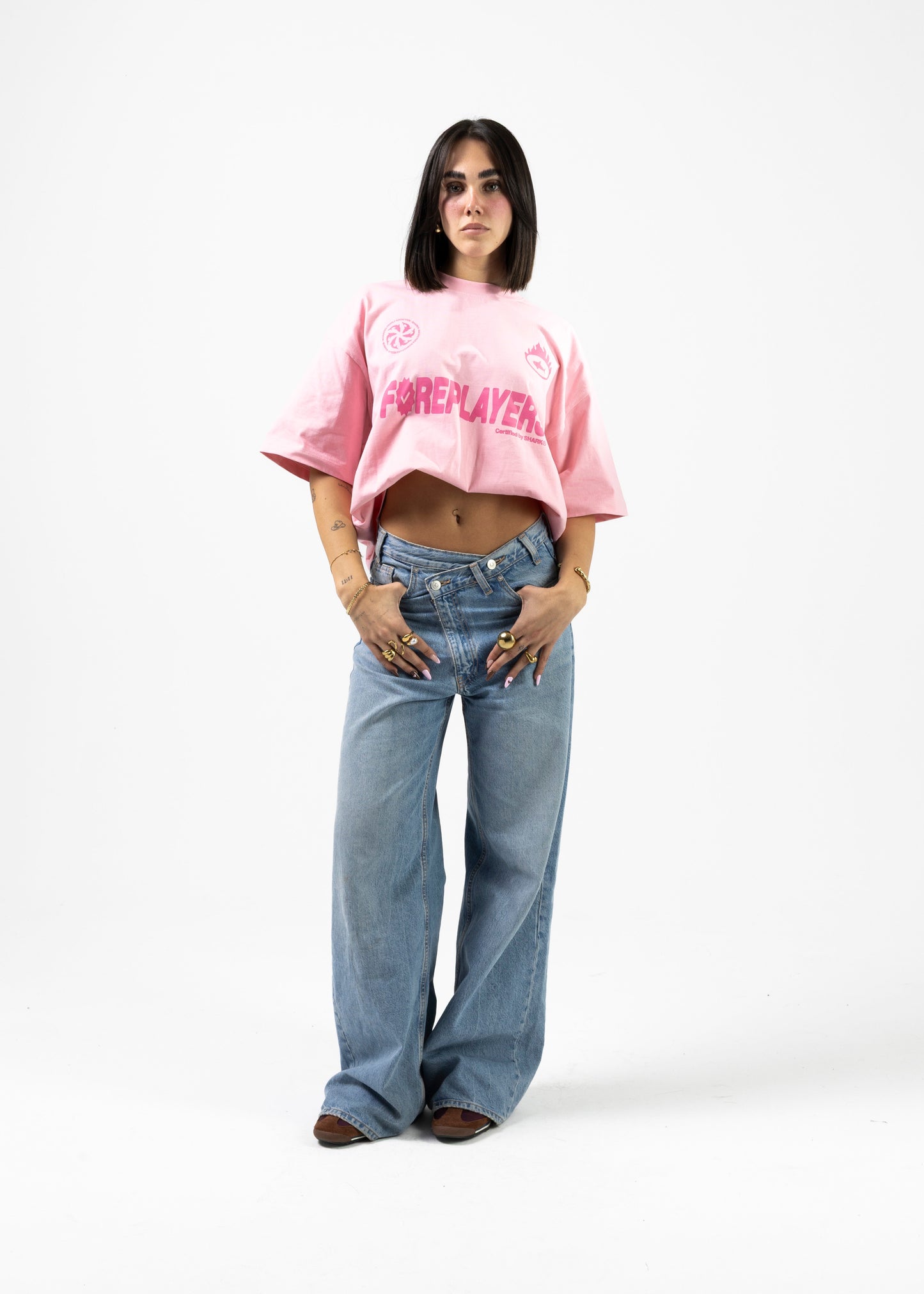 Newcop Shark Foreplayers Pink Tee Ropa 4