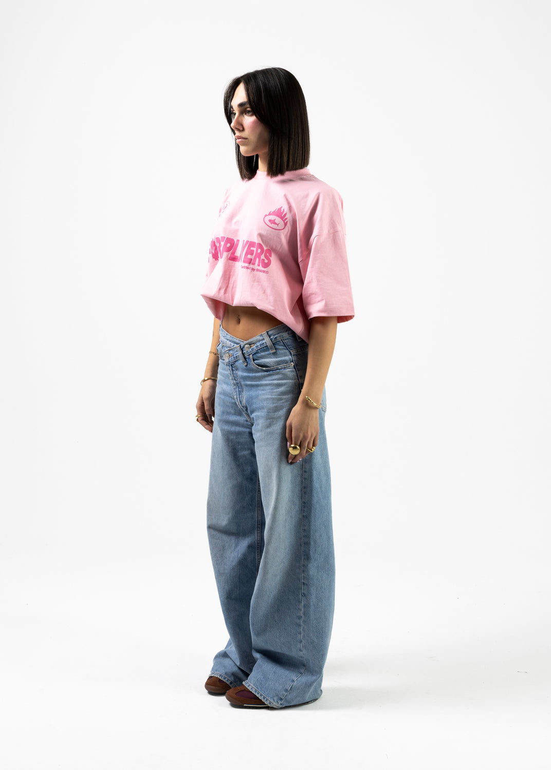 Newcop Shark Foreplayers Pink Tee Ropa 5