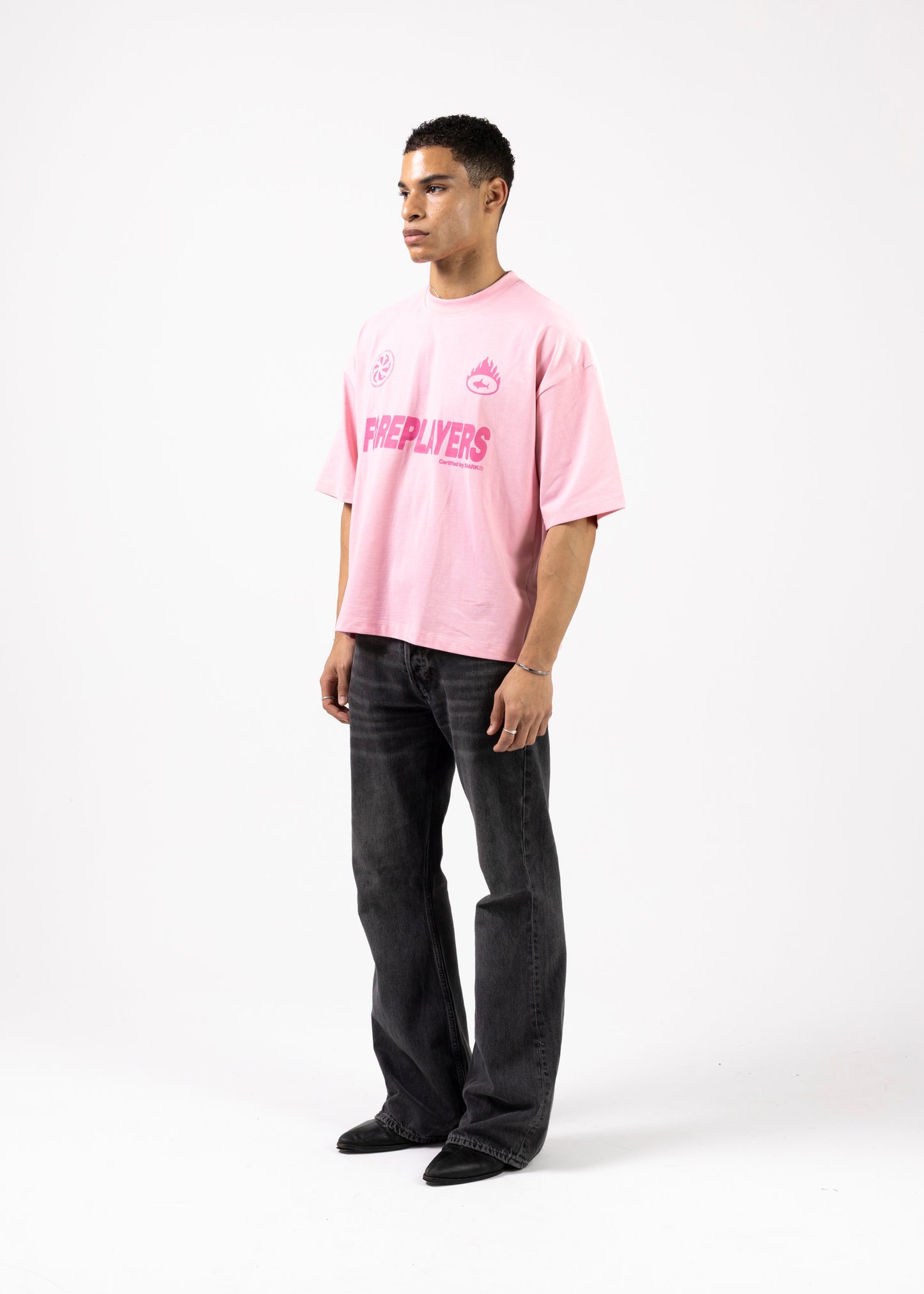 Newcop Shark Foreplayers Pink Tee Ropa 7