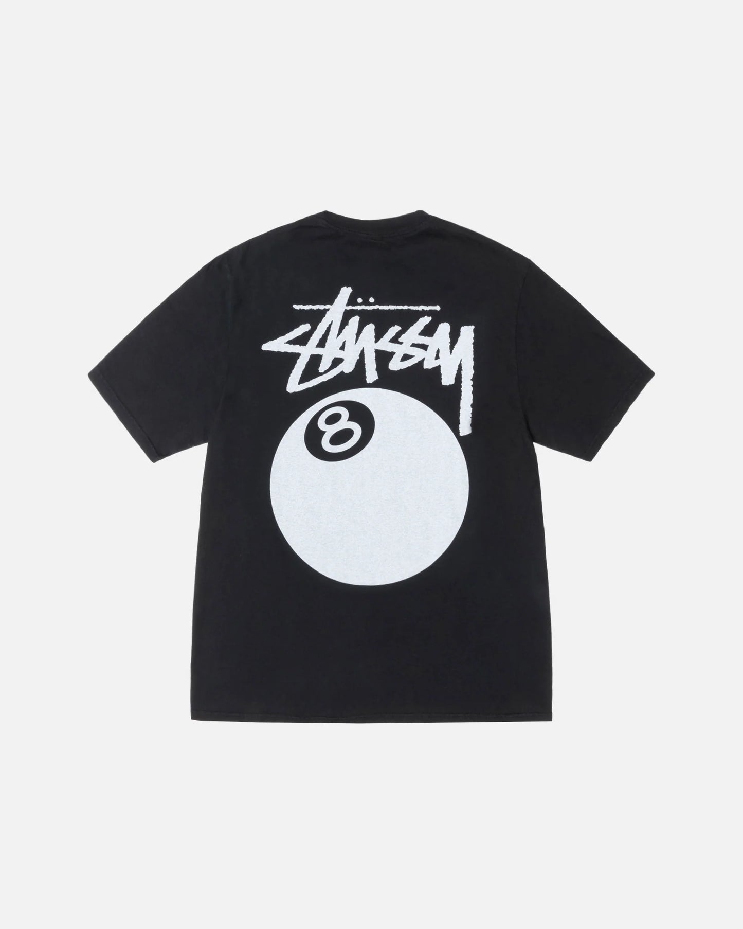 Newcop Stussy 8 Ball Tee Pigment Dyed Black Ropa 2