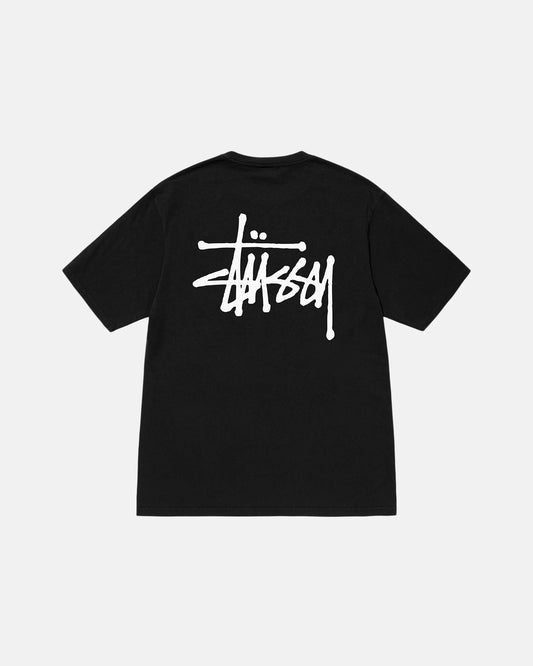 Newcop Stussy Basic Pigment Dyed T-shirt Black Ropa 1