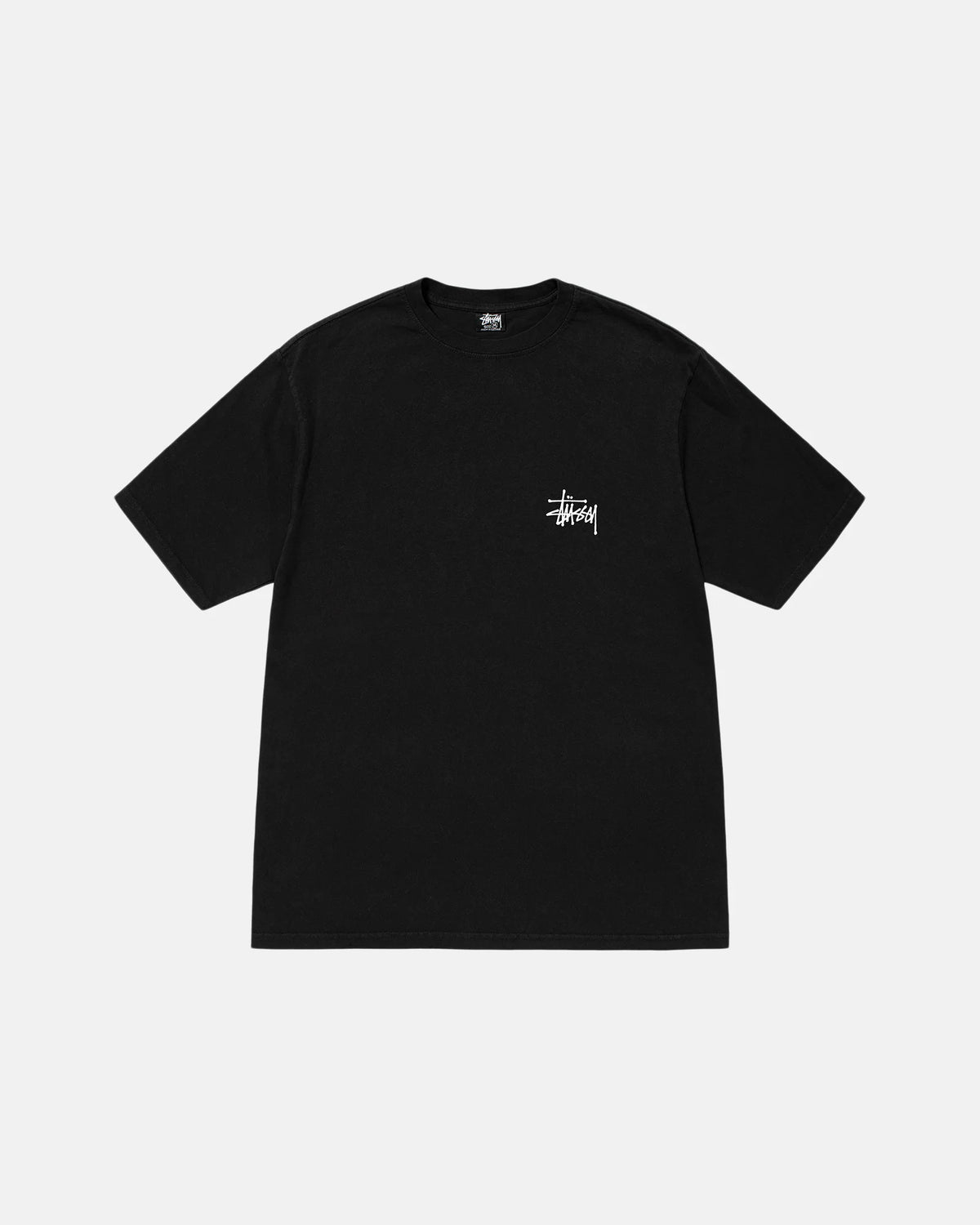 Newcop Stussy Basic Pigment Dyed T-shirt Black Ropa 2