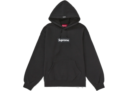 Newcop Supreme Box Logo Hooded Sweatshirt Sweatshirt (fw24) Black Ropa 1