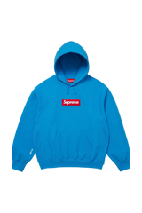 Supreme Hoodie Box Logo Blue (FW25)