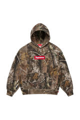 Supreme Hoodie Box Logo Forest Camo (FW25)