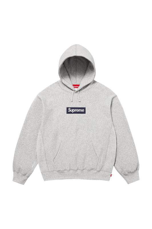 Newcop Supreme Hoodie Box Logo Grey (fw25) Ropa 1