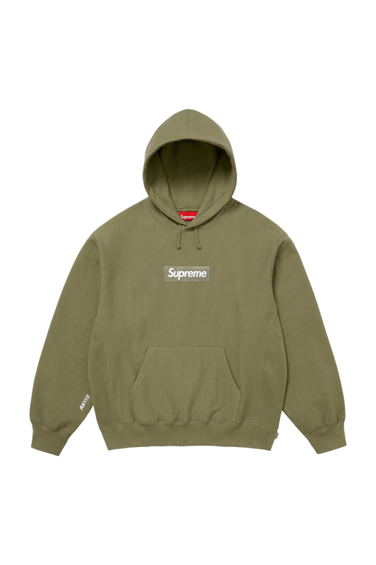 Newcop Supreme Hoodie Box Logo Kaki (fw25) Ropa 1