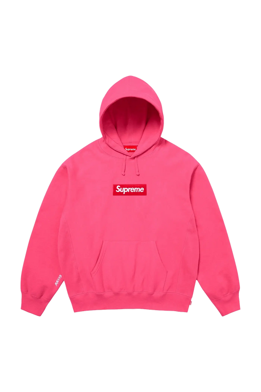 Newcop Supreme Hoodie Box Logo Pink (fw25) Ropa 1