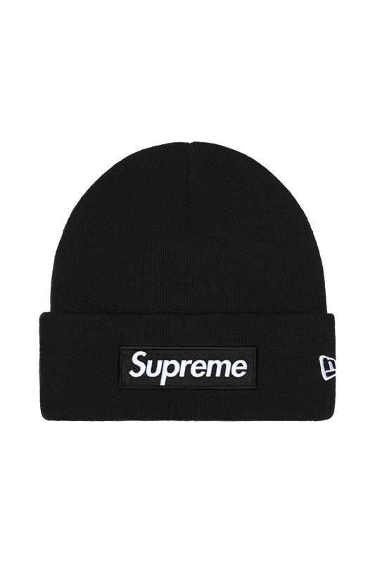 Newcop Supreme New Era Box Logo Beanie Black (fw25) Ropa 1